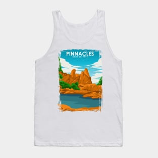 Pinnacles National Park Vintage Travel Poster Tank Top